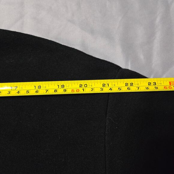 AC/DC Sz XL Black Lightning Bolt Cropped Sweater - Picture 6 of 8